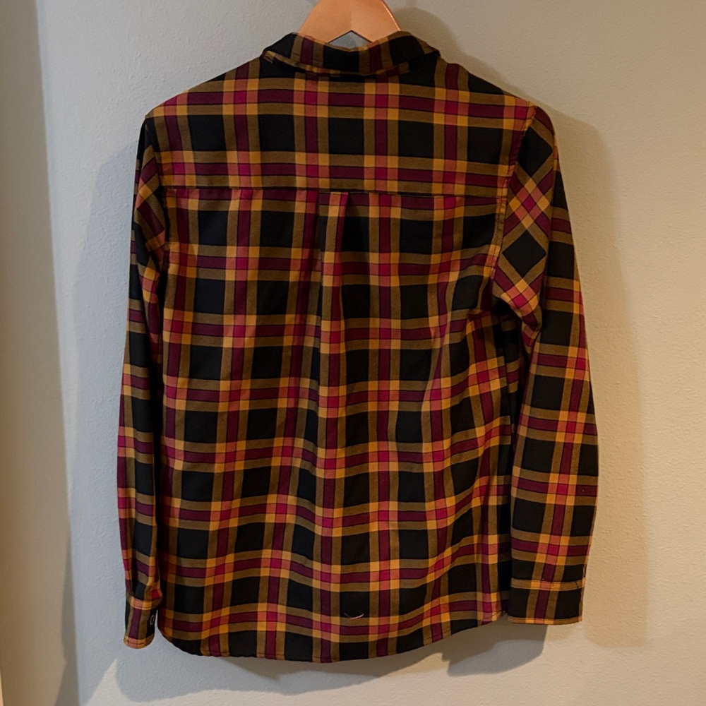 DIXXON Yellow and Black Plaid Button-Down Shirt size L - Picture 6 of 6